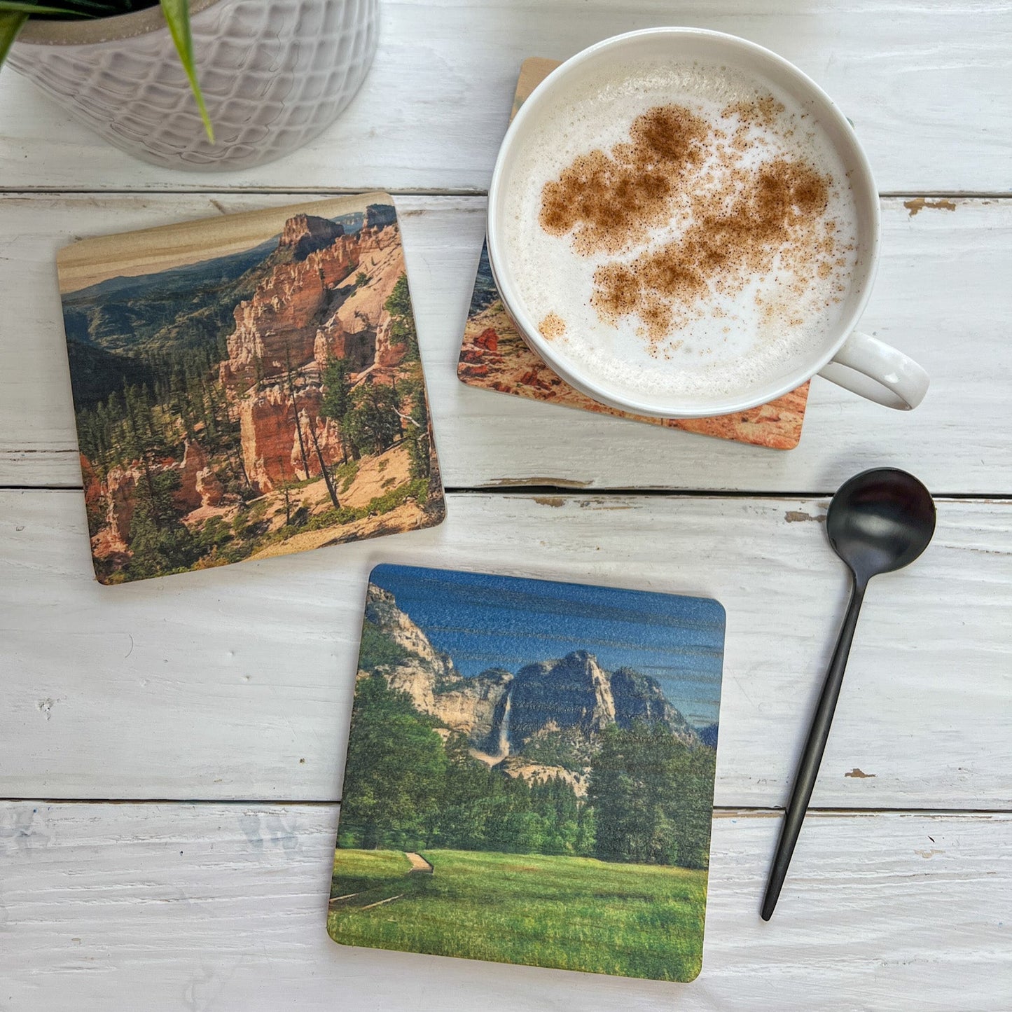 Square Wooden Coasters