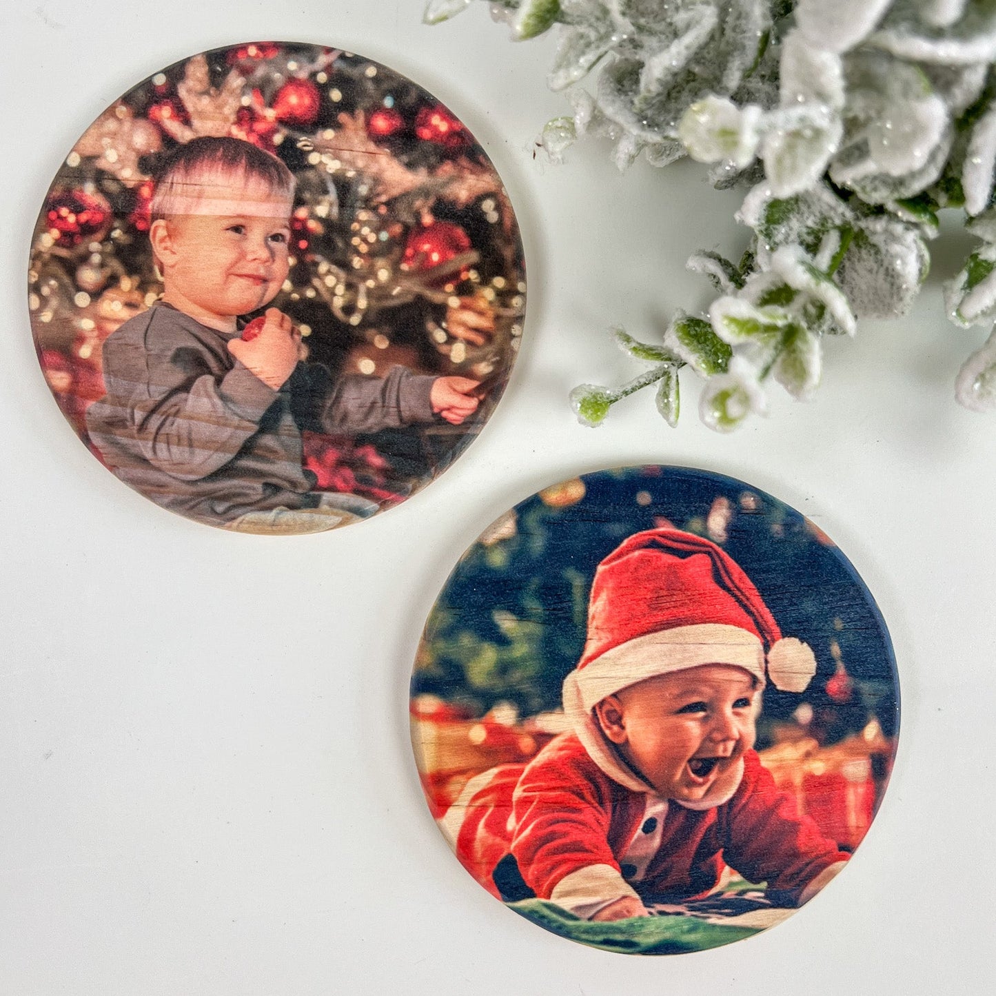 Custom Wood Photo Magnets