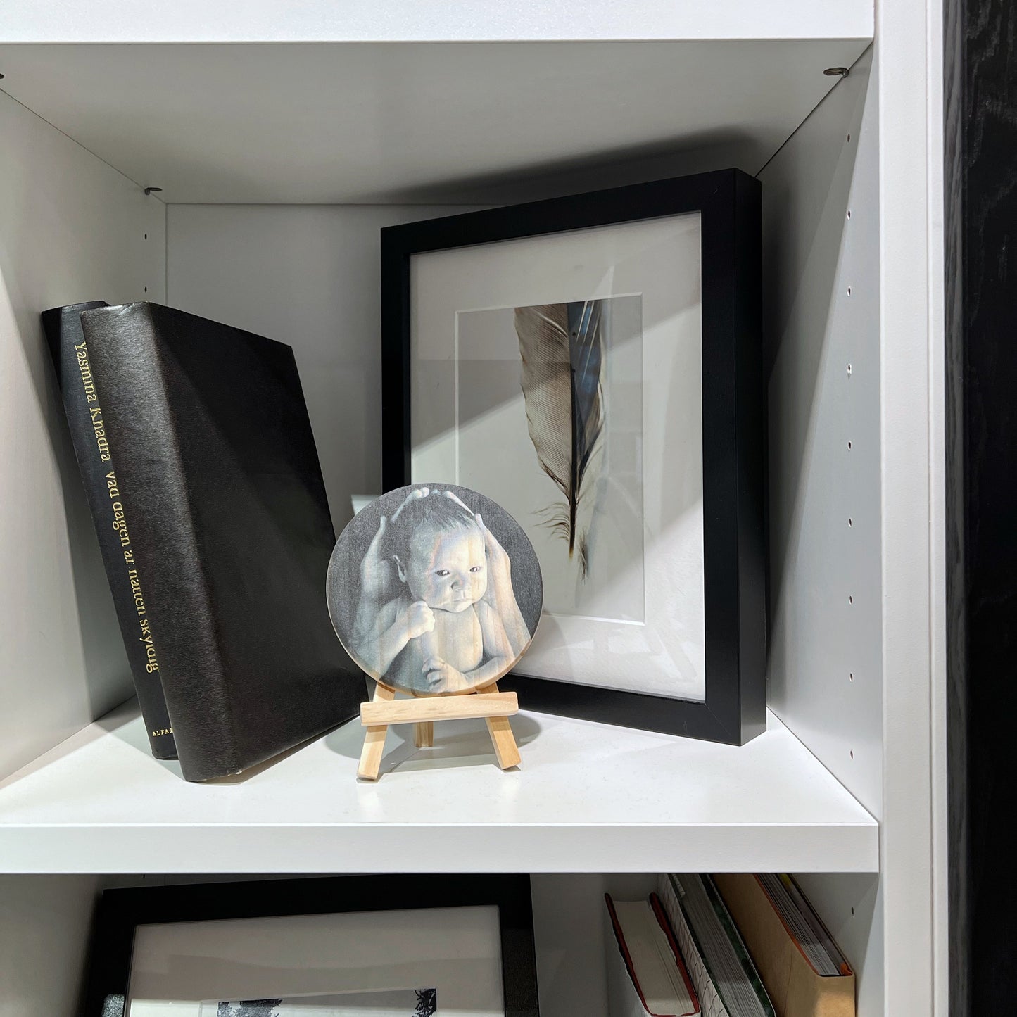 Wood Photo Slice With Easel