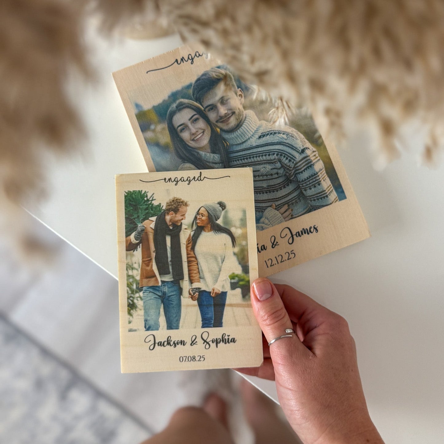 Engagement Photo Frame & Plaque