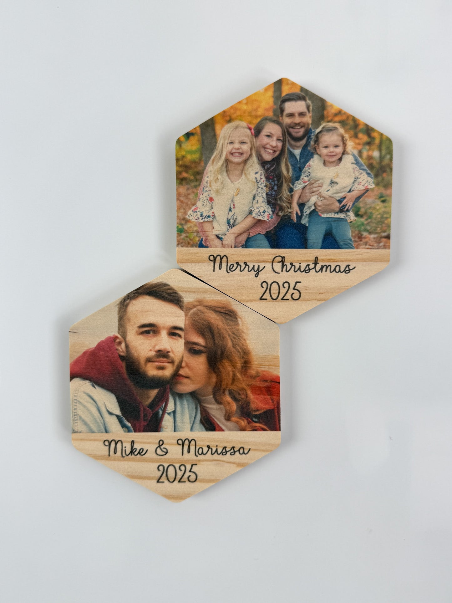 Custom Wood Photo Magnets