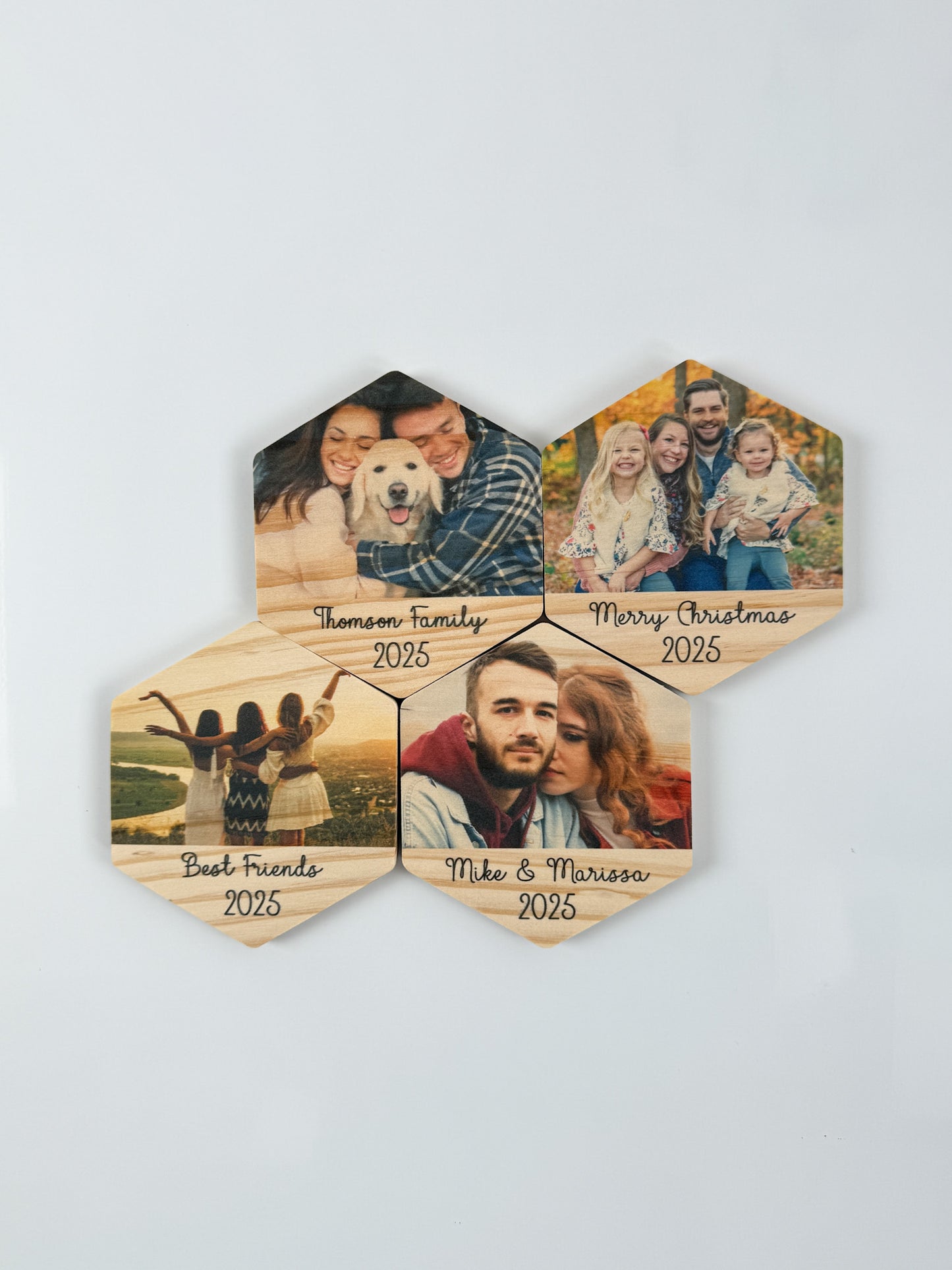 Custom Wood Photo Magnets