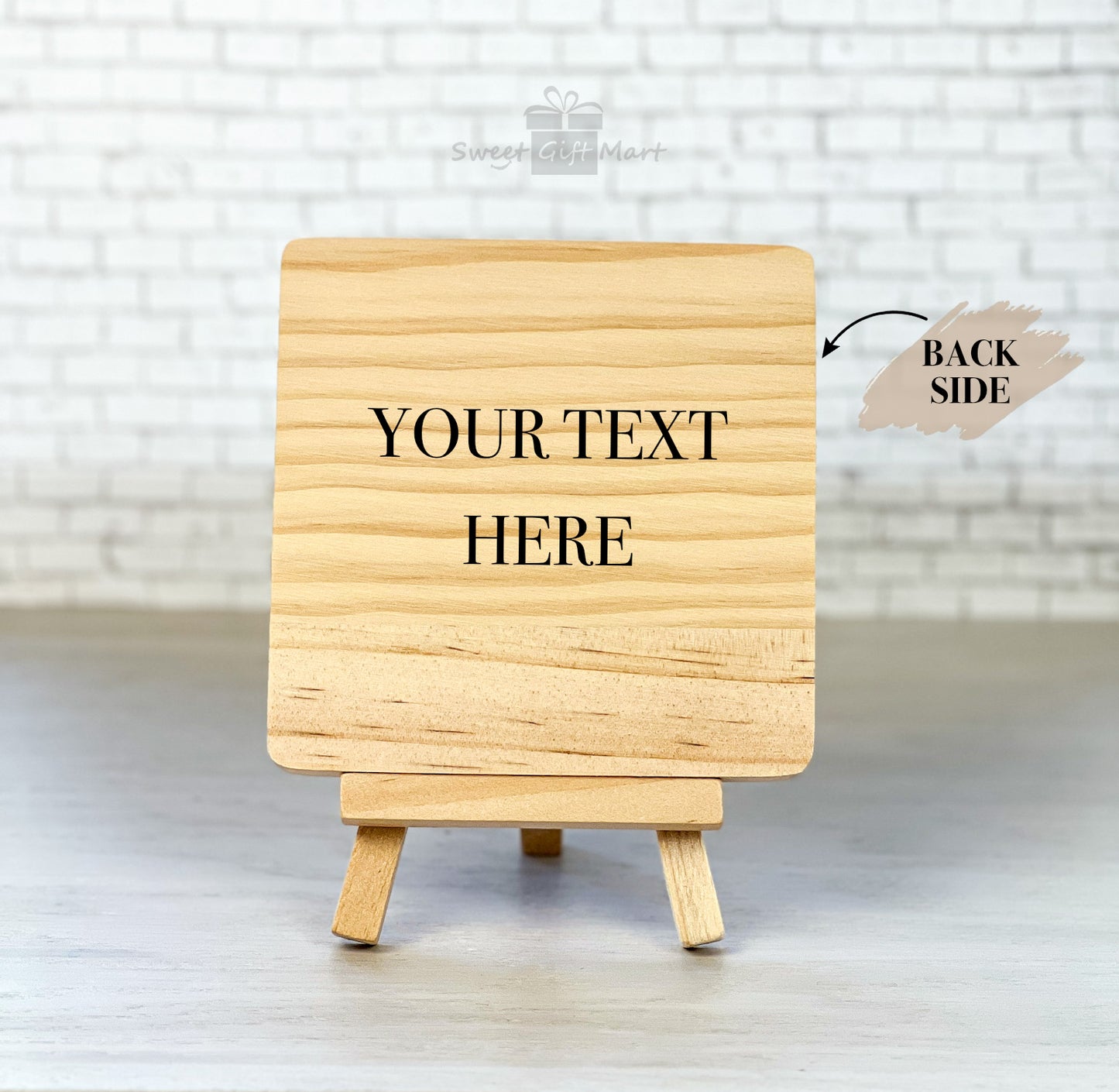 Godparent Proposal Wood Picture