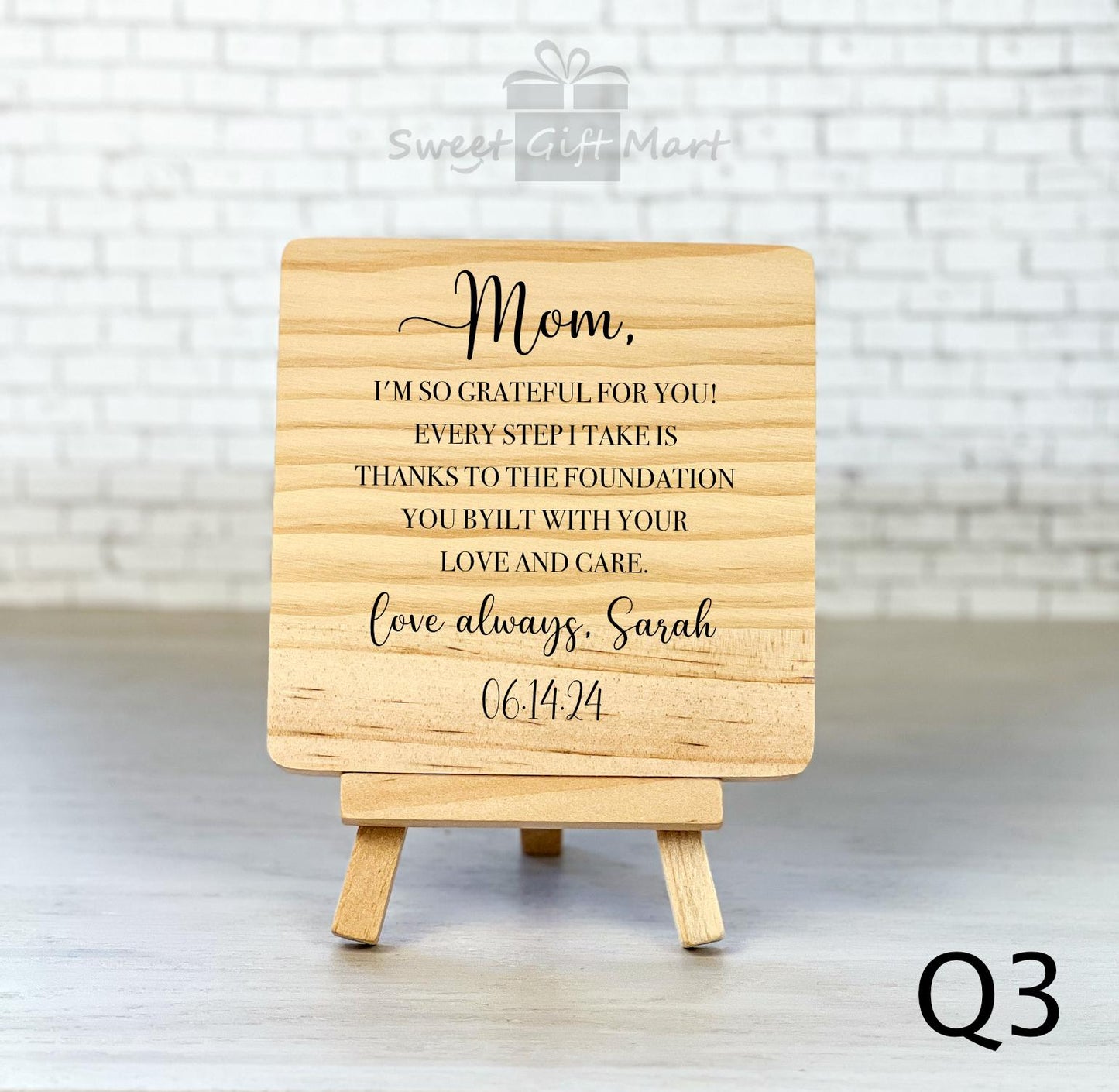 quote 3 gift for mom