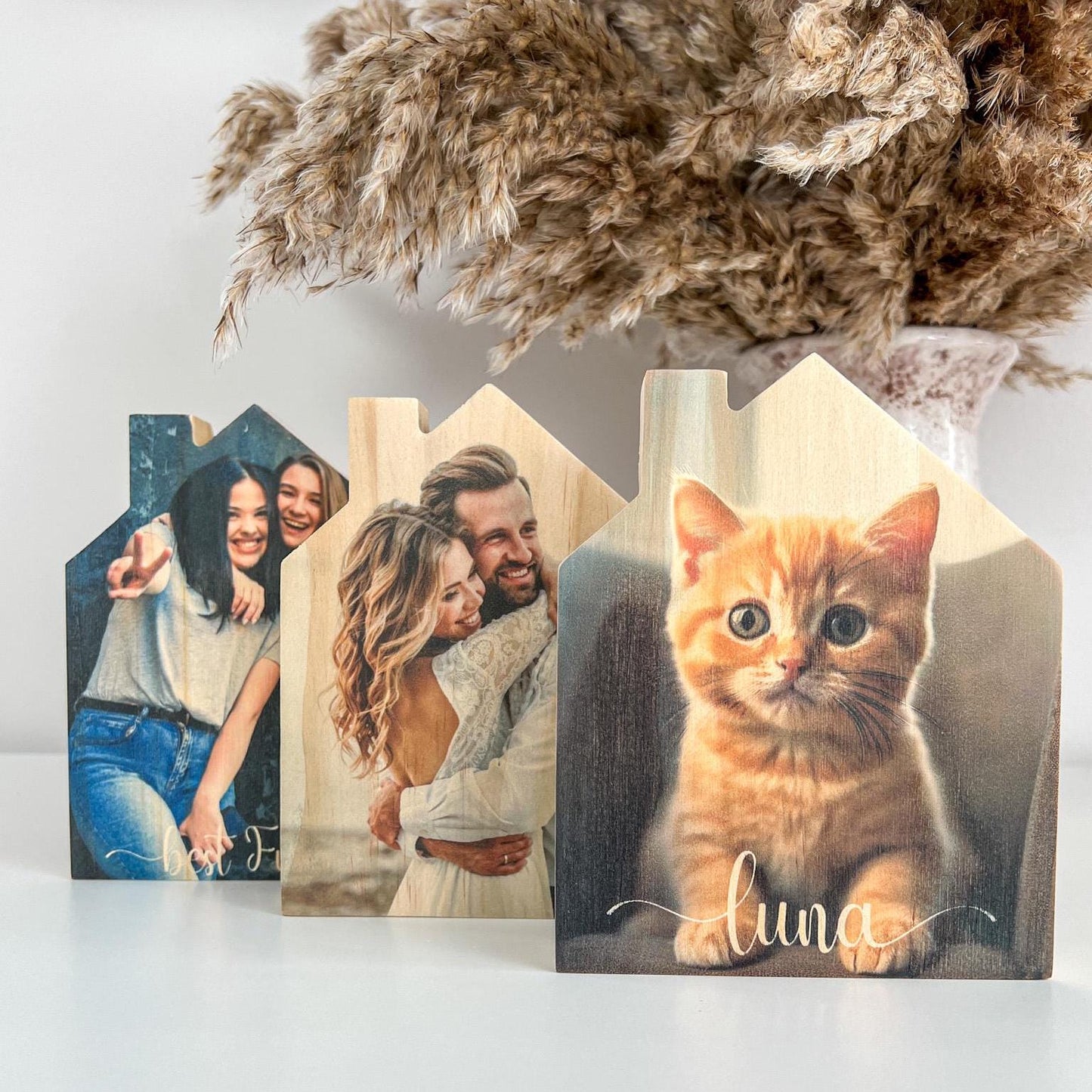Personalized New Home Gift, Personalized Photo Gift, Custom Wood Photo, Realtor Closing Gift, Custom Photo Gift