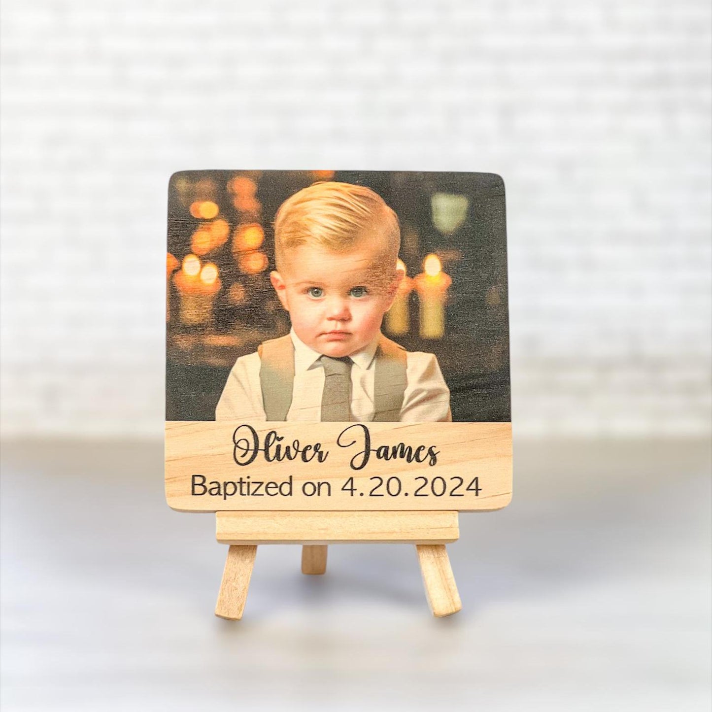 Girl Baptism Gift, Christening Gifts, Baptism Gifts for Goddaughter, Personalized Baptism Picture Frame, Unique Baptism Gift Idea