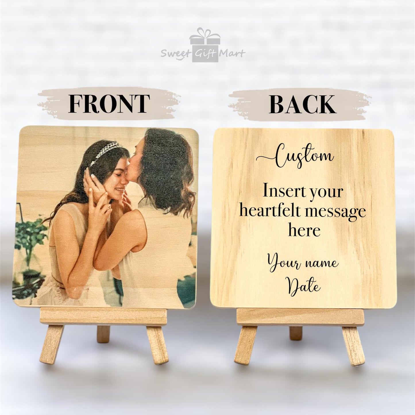 Wedding Gift for Mom from Bride with Custom Quote