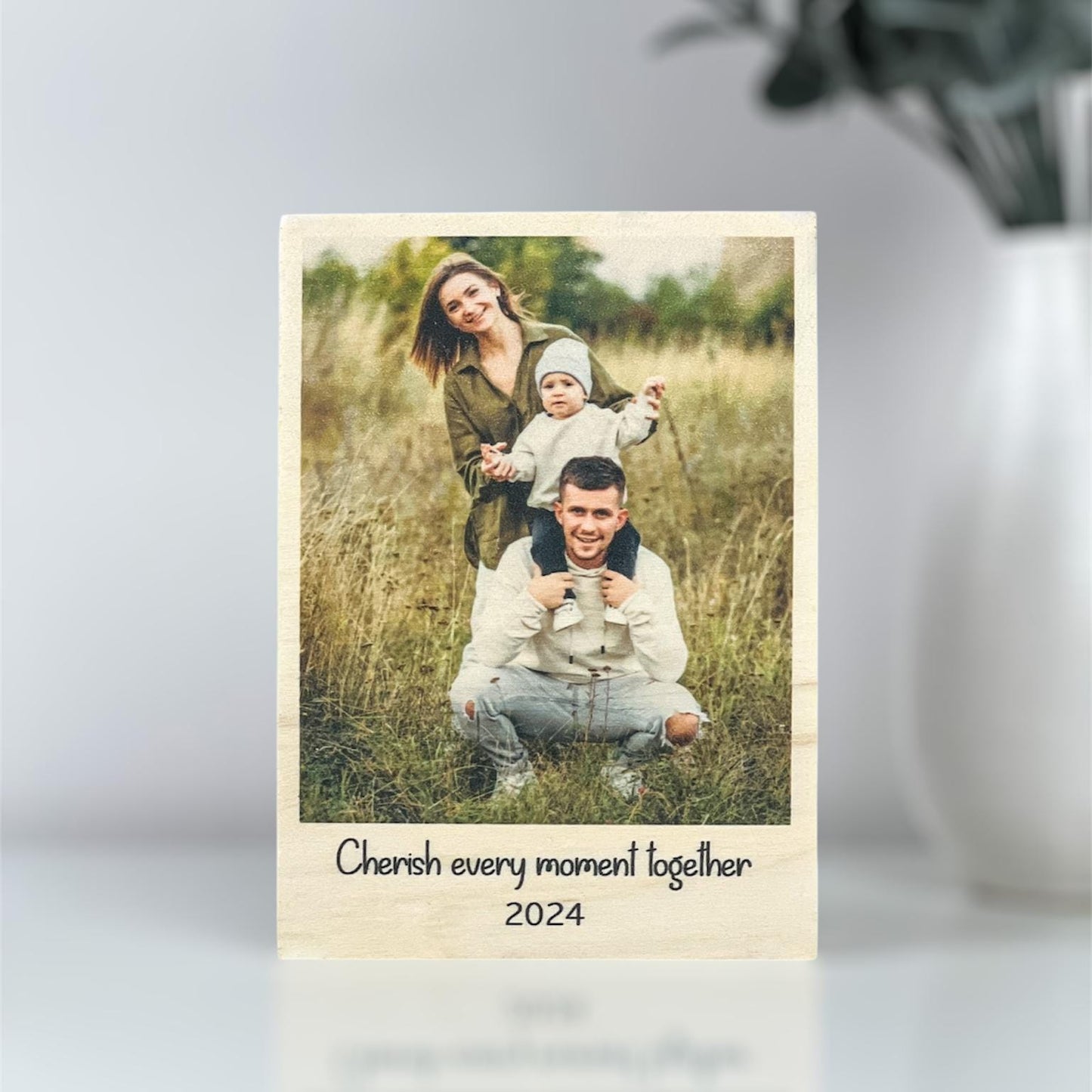 Wood Photo Gift, Personalized Frame, Personal Photo Gifts, Custom Photo Printing, Gift for Dad, Gift for Anniversary