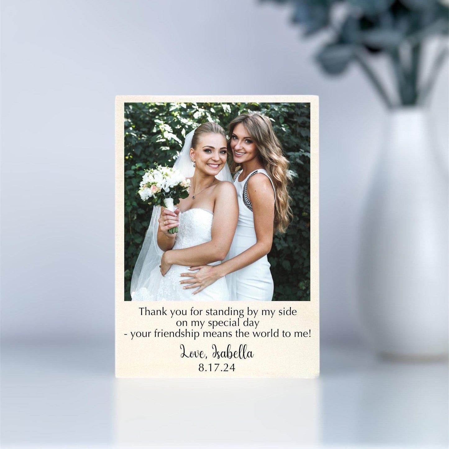 Personalized Bridesmaid Gifts, Bridesmaid Custom Picture Frame