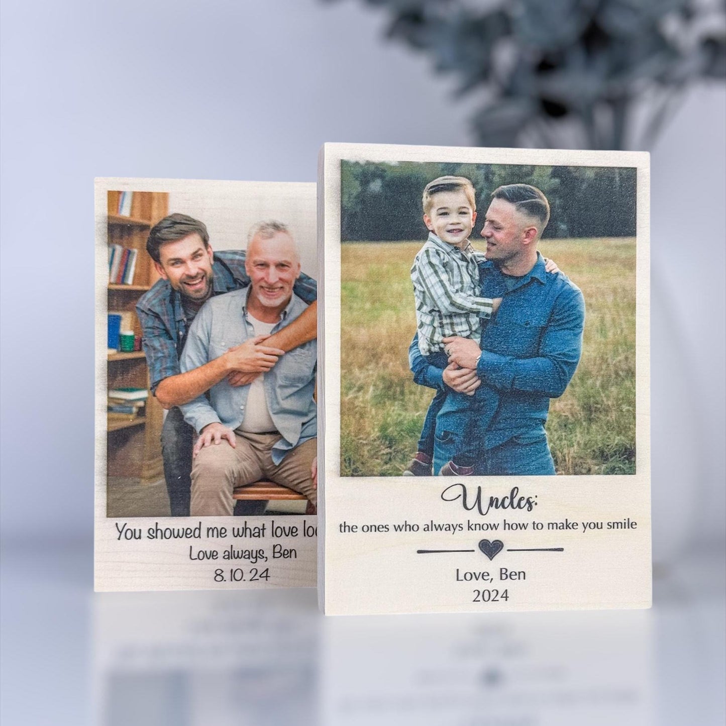 Gift for Uncle, Personalized Uncle Picture Frame, Uncle Photo Frame, Uncle Gift Idea