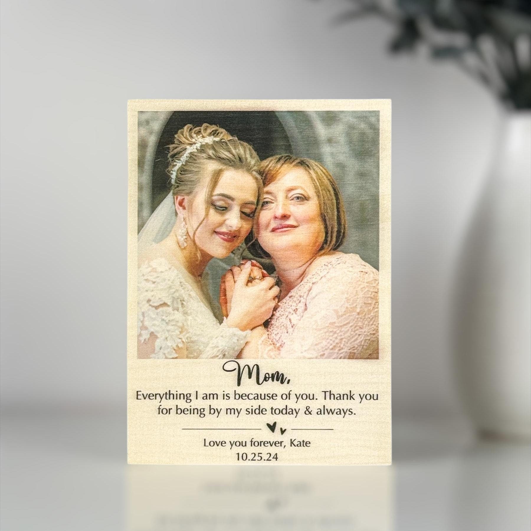 Mother of the Bride Gift from the Bride, Wedding Gift Mom, Mother of the Bride Photo Frame, Mother of the Bride Gift Poem, Gift for Mom