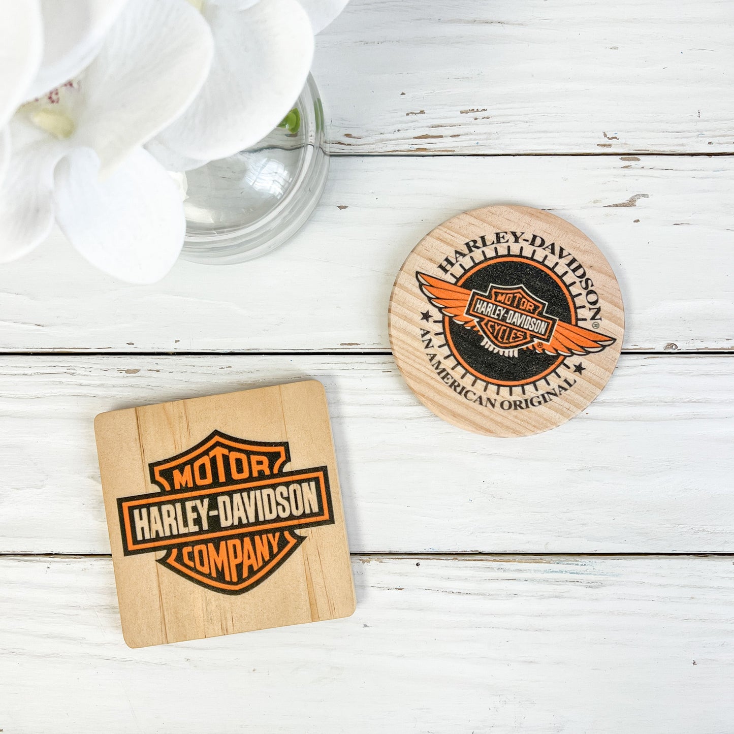 Round Wooden Coasters