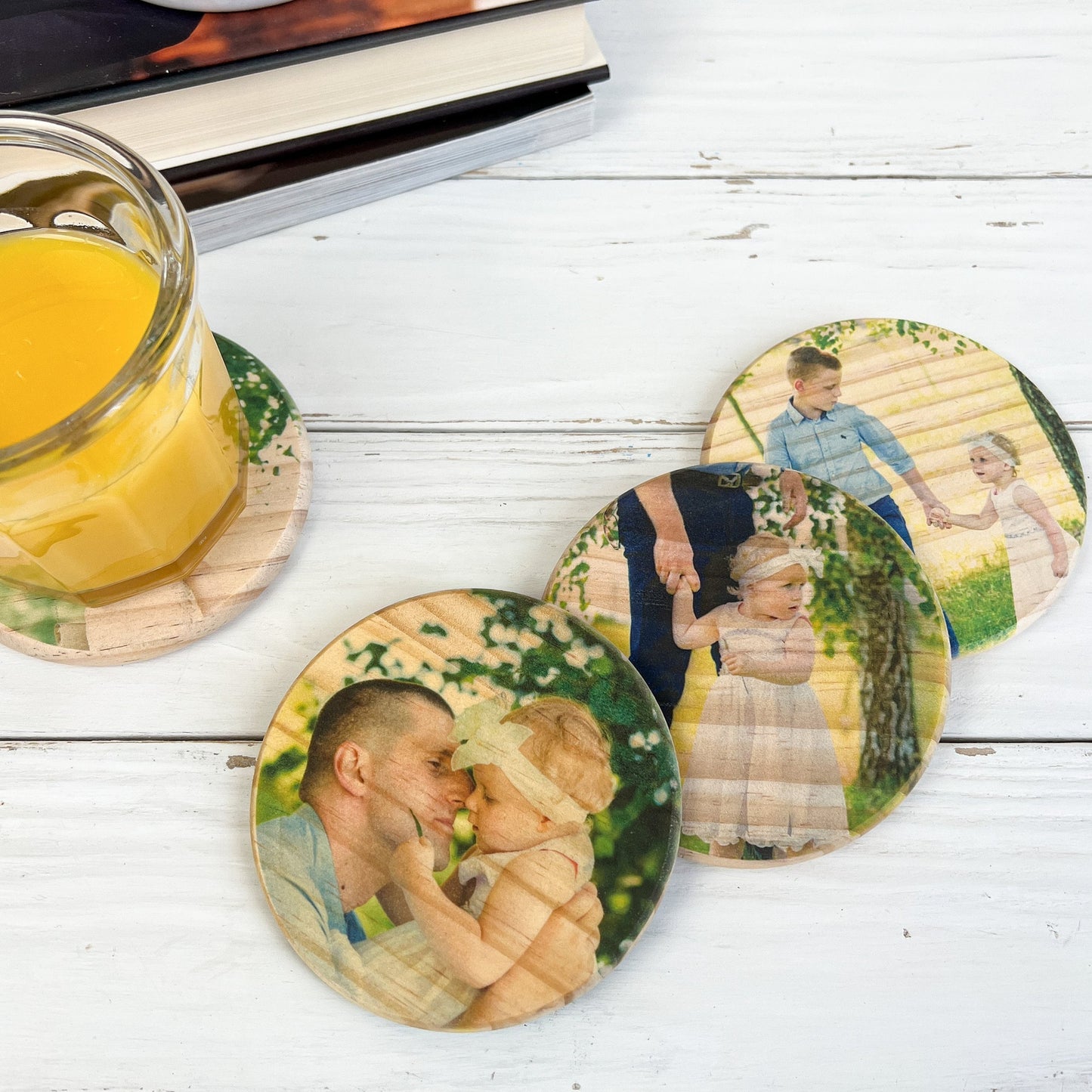 Round Wooden Coasters