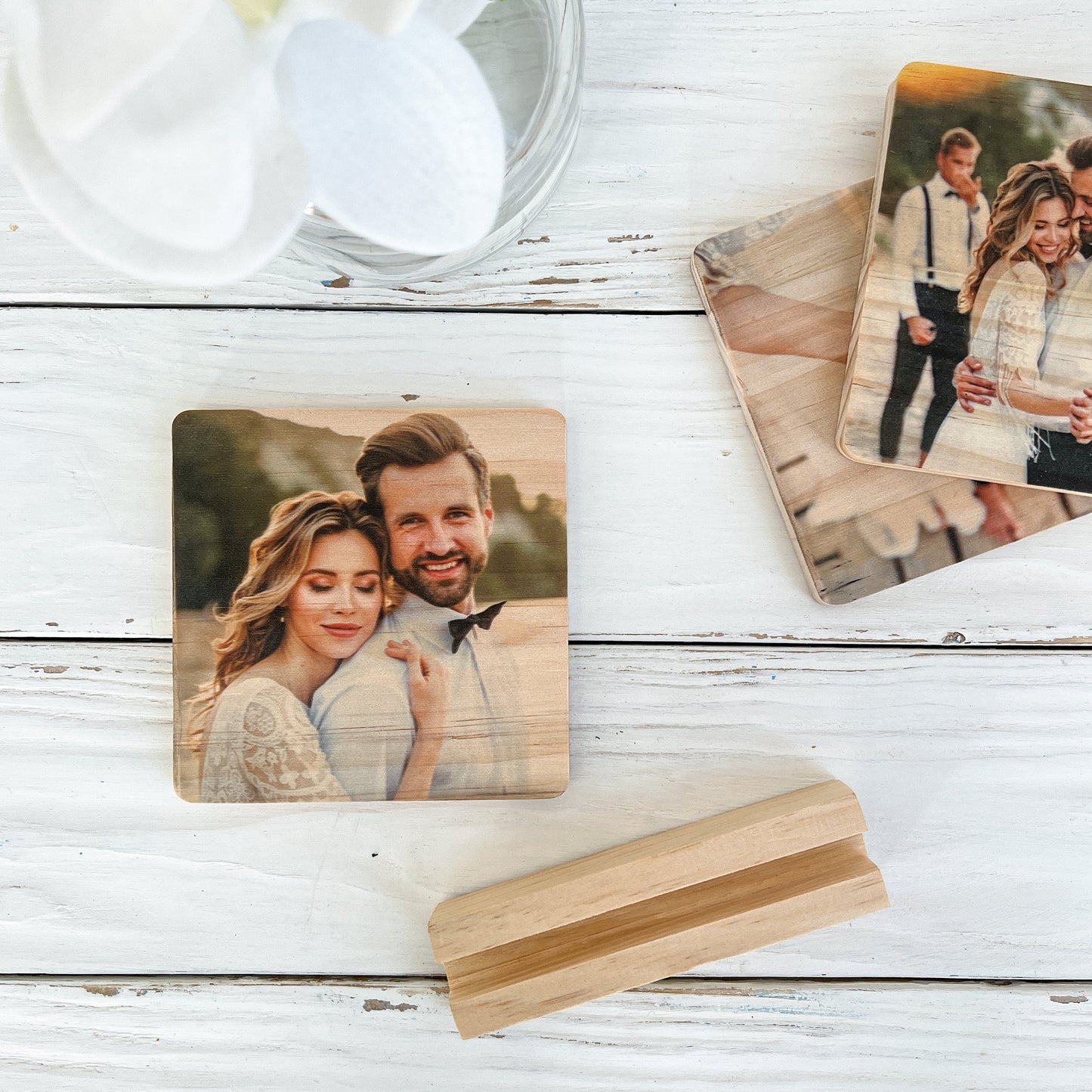 Wood Photo Tile with Stand