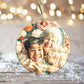 Wood Round Photo Ornament