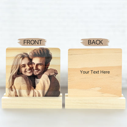 Wood Photo Tile with Stand