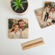 Wood Photo Tile with Stand