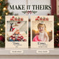 Baby’s First Christmas Picture Frame – Personalized Wood Photo Gift