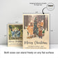 Personalized Merry Christmas Wood Photo Frame Gift