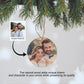 Personalized Christmas Wood Photo Ornament