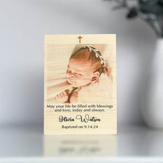Personalized Baptism Picture Frame