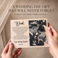 Personalized Wood Photo Frame for Dad – Father of the Bride Wedding Gift