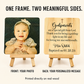 Godparent Baptism Photo Plaque