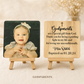 Godparent Baptism Photo Plaque