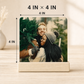 Custom Wood Photo Plaque with Stand