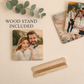 Custom Wood Photo Plaque with Stand