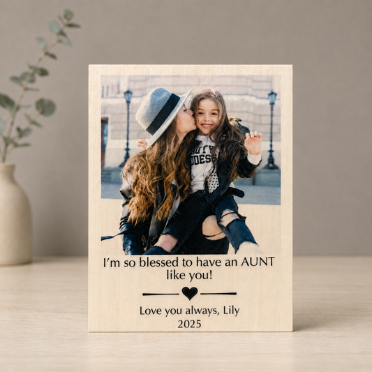 Personalized Photo Frame for Aunt