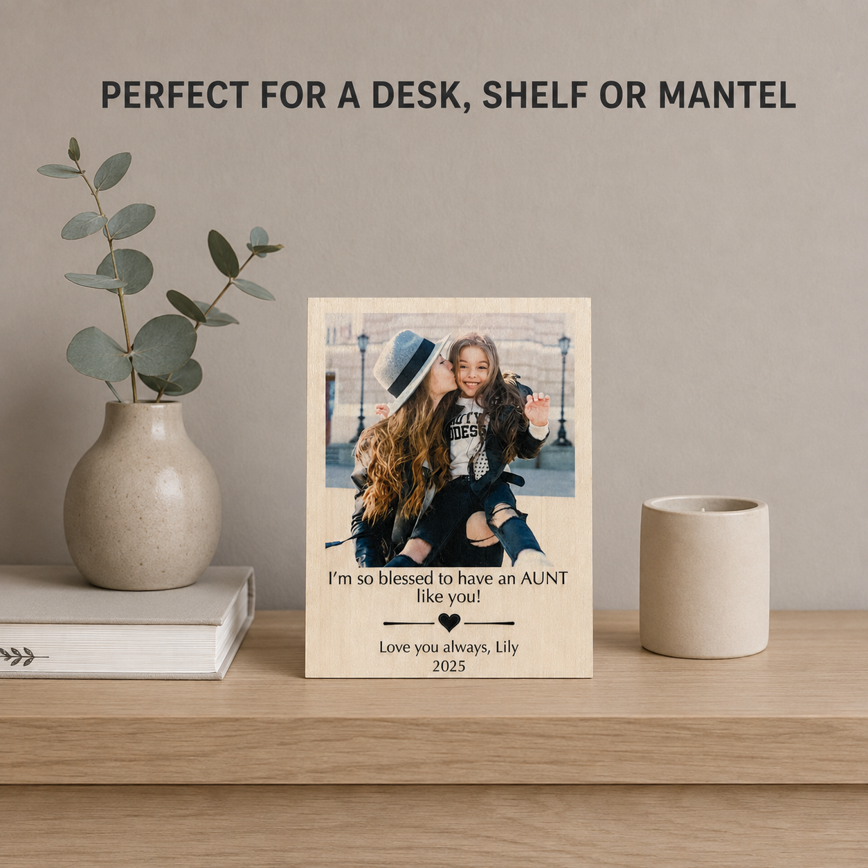 Personalized Photo Frame for Aunt
