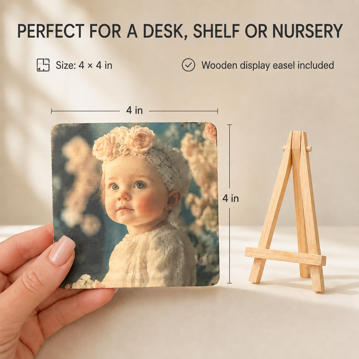 Godparent Baptism Photo Plaque