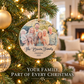 Personalized Family Photo Christmas Ornament – Wood Keepsake