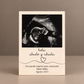 Pregnancy Announcement for Grandparents – Personalized Ultrasound Wood Frame
