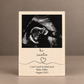 Pregnancy Announcement for Grandparents – Personalized Ultrasound Wood Frame