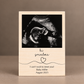 Pregnancy Announcement for Grandparents – Personalized Ultrasound Wood Frame