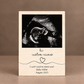 Pregnancy Announcement for Grandparents – Personalized Ultrasound Wood Frame