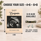 Personalized Ultrasound Wood Frame – Baby Name & Due Date Keepsake