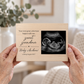 Great Grandma Pregnancy Announcement – Personalized Ultrasound Wood Frame