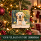 Pet Photo Christmas Ornament – Personalized Wood Keepsake
