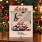 Baby’s First Christmas Picture Frame – Personalized Wood Photo Gift