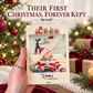 Baby’s First Christmas Picture Frame – Personalized Wood Photo Gift