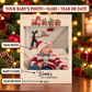 Baby’s First Christmas Picture Frame – Personalized Wood Photo Gift
