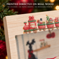 Baby’s First Christmas Picture Frame – Personalized Wood Photo Gift