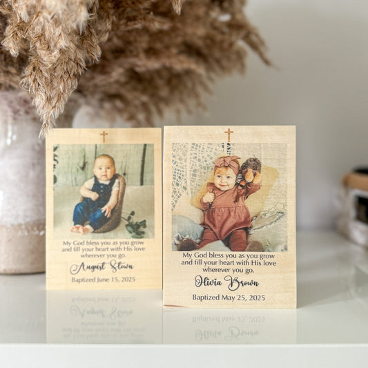 Personalized Picture Frame for Baby's Christening