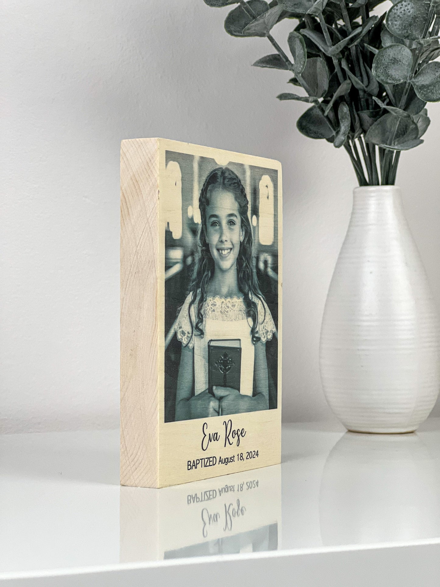 Custom Baptism Picture Frame
