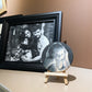 Wood Photo Slice With Easel