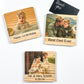 Wood Photo Magnet with Text