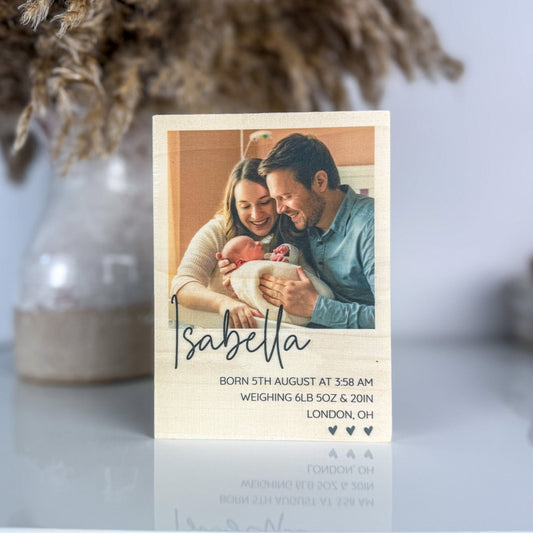 Custom Baby Name Announcement Sign